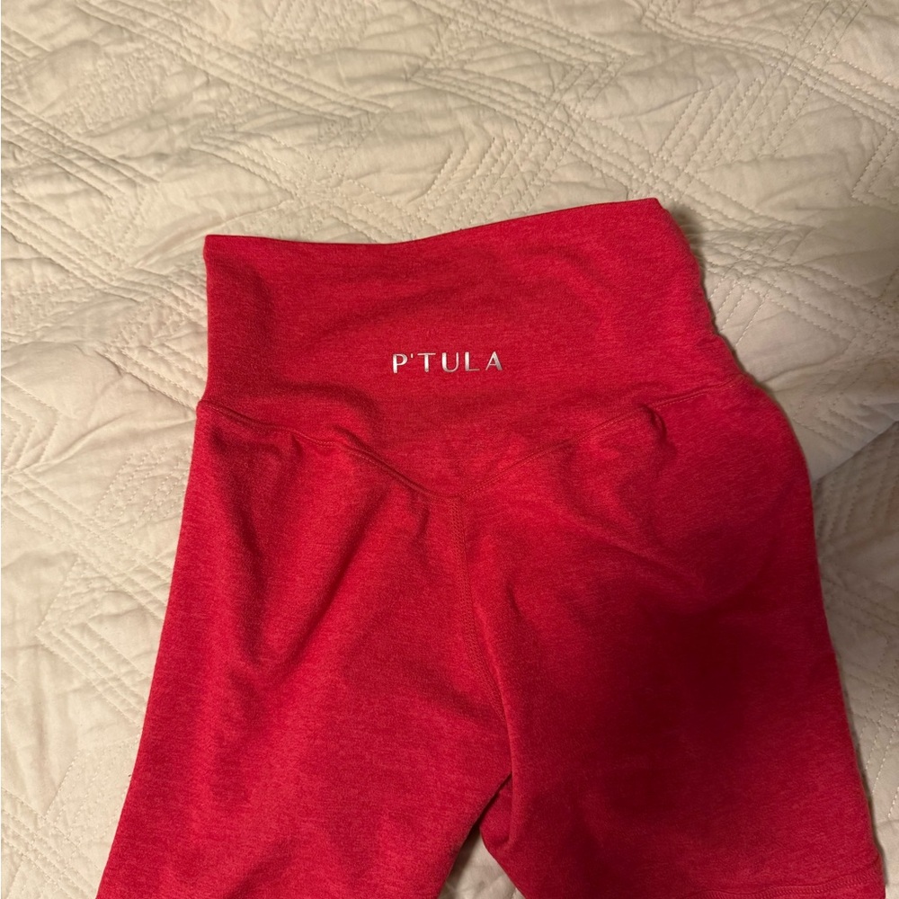 P'tula Barepro Athletic Shorts in Vibrant Red